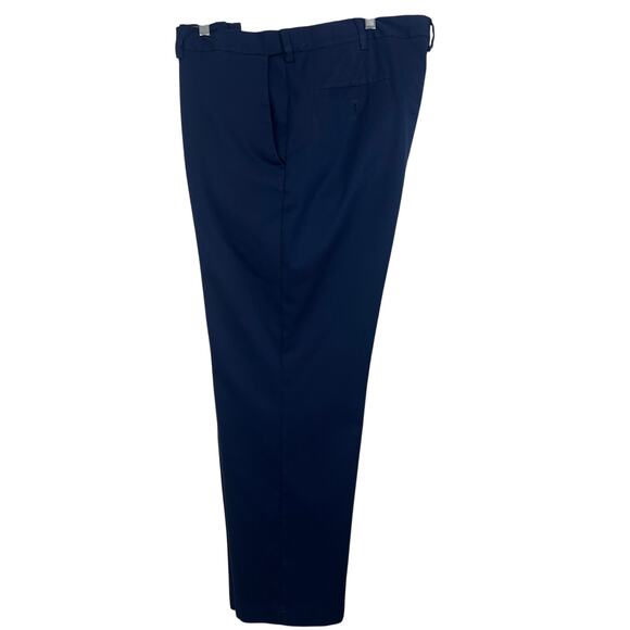 Haggar Cool Right Performance Flex dress pants men’s 40x29 Blue flat front - Picture 1 of 8